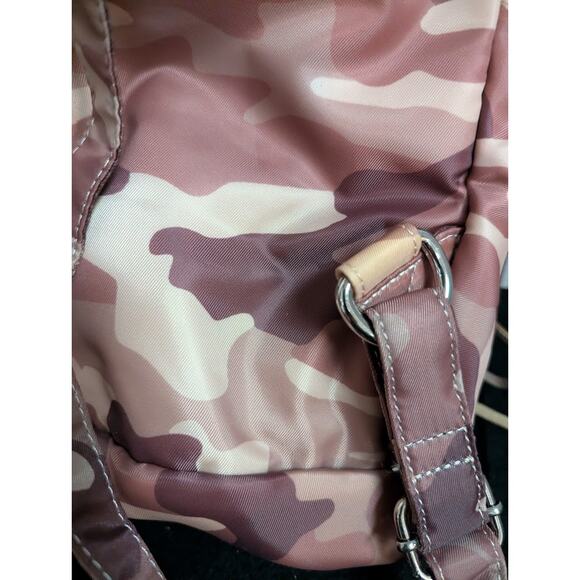 Rebecca Minkoff Nylon Backpack Pink Camouflage Pattern NEW main image 3